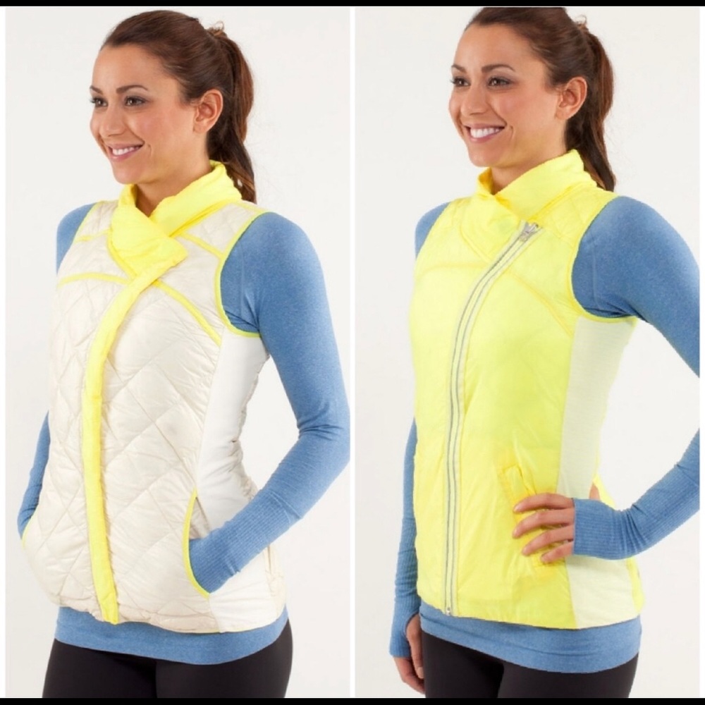 Lululemon “what the fluff” Reversible down vest